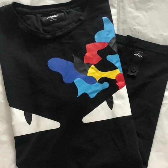 New FENDI monster eyes Tee shirt - Picture 2 of 9